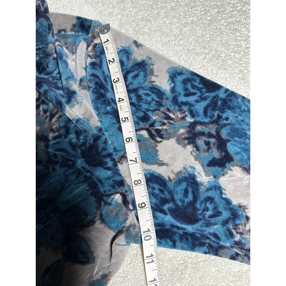Croft and Barrow women's jacket floral print zip up XL - Picture 8 of 9
